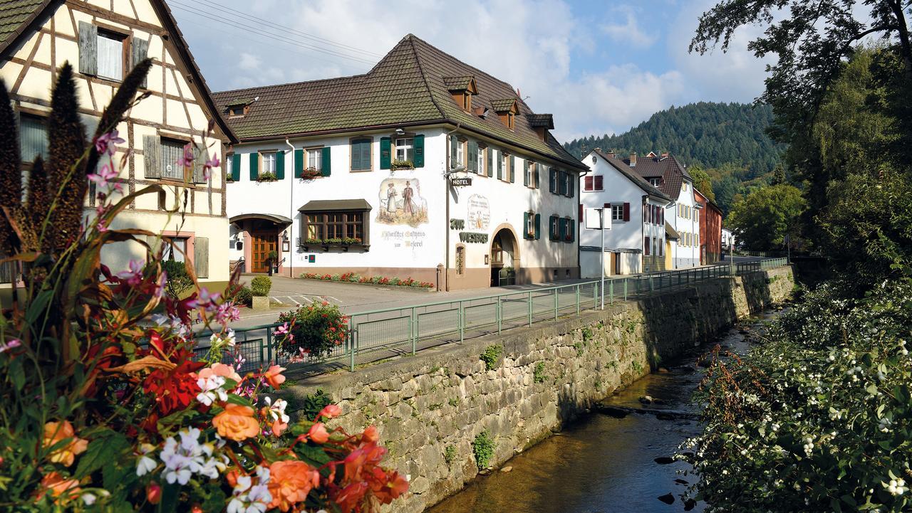 Hotel Garni Zur Weserei Kandern Exterior foto